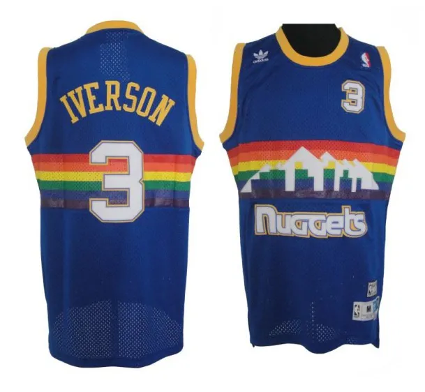 Allen Iverson Denver Nuggets [bleu]