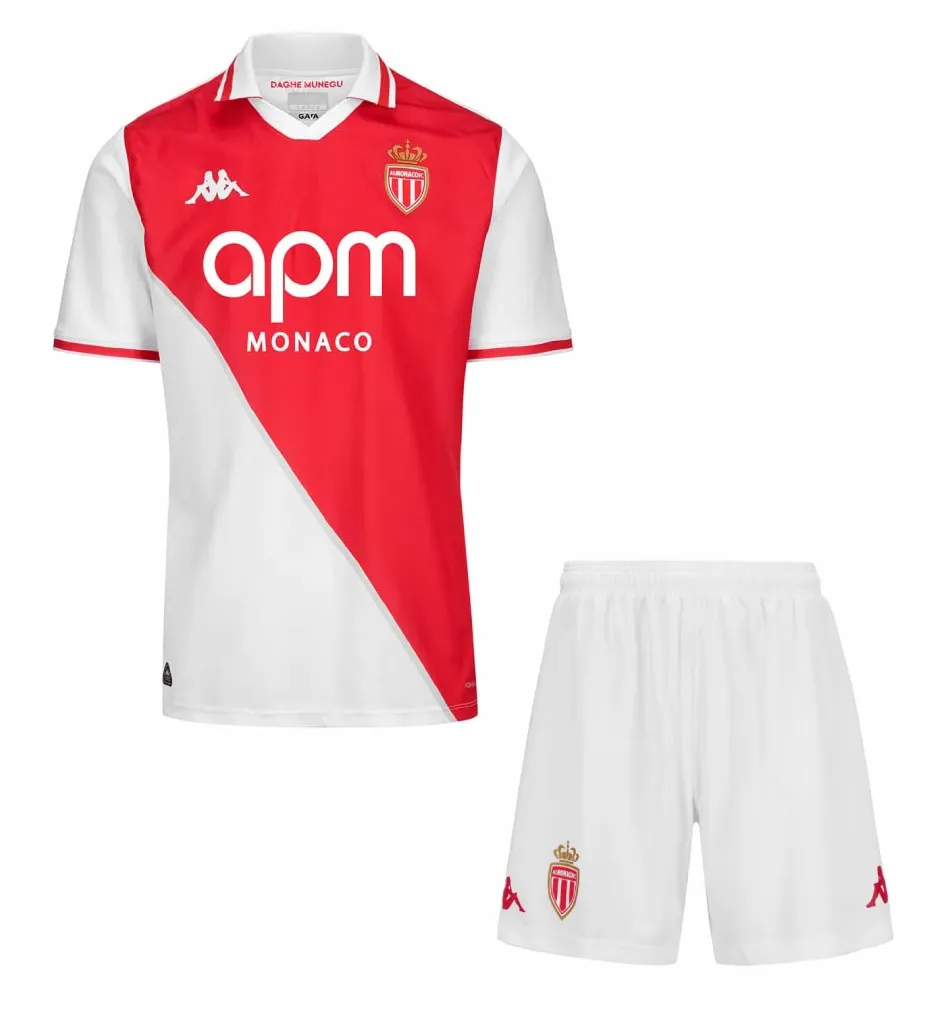 As Monaco Domicile 2024/25 Junior Kit