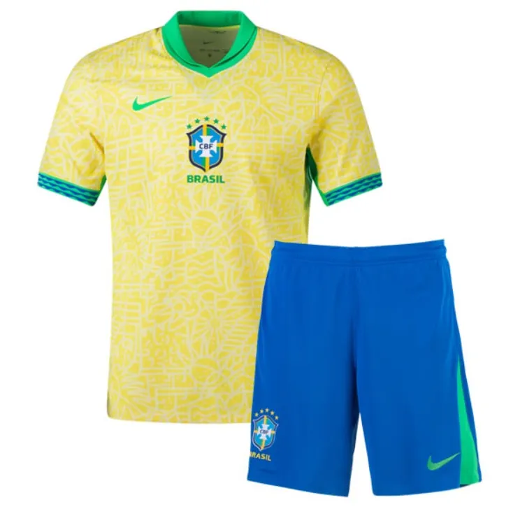 Brésil Domicile 2024 Junior Kit