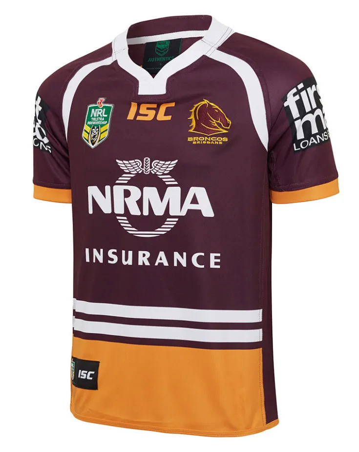 Brisbane Broncos Nrl Home S/s 2017