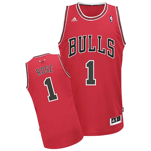 Derrick Rose Chicago Bulls [rouge]