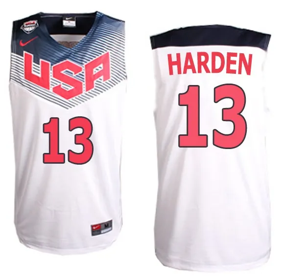 James Harden Usa 2014 - White