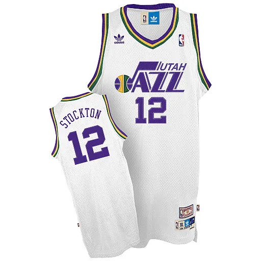 John Stockton Utah Jazz [blanc]