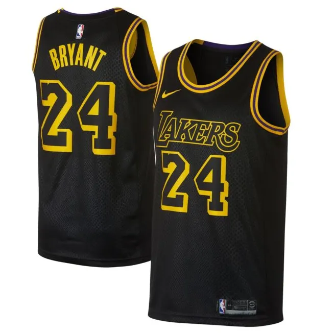 Kobe Bryant Los Angeles Lakers 24 Black