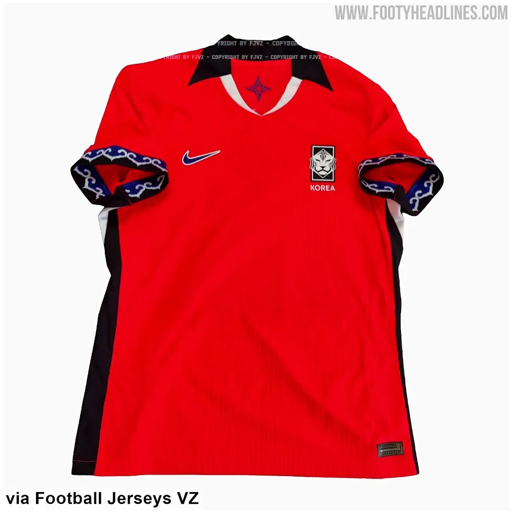 Maillot Domicile Corée Du Sud Féminin 2025 Modèle Homme
