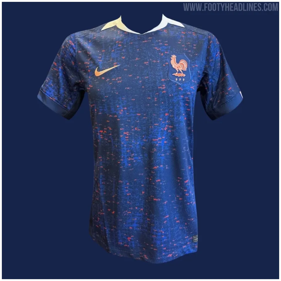 Maillot France Domicile Weuro25 - Authentic