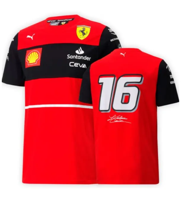 T-shirt Équipe Scuderia Ferrari 2022 - Charles Leclerc