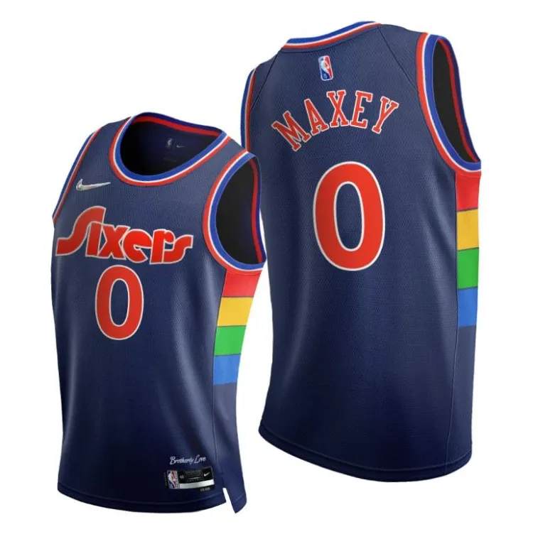 Tyrese Maxey Philadelphia 76ers 2021/22 - City Edition