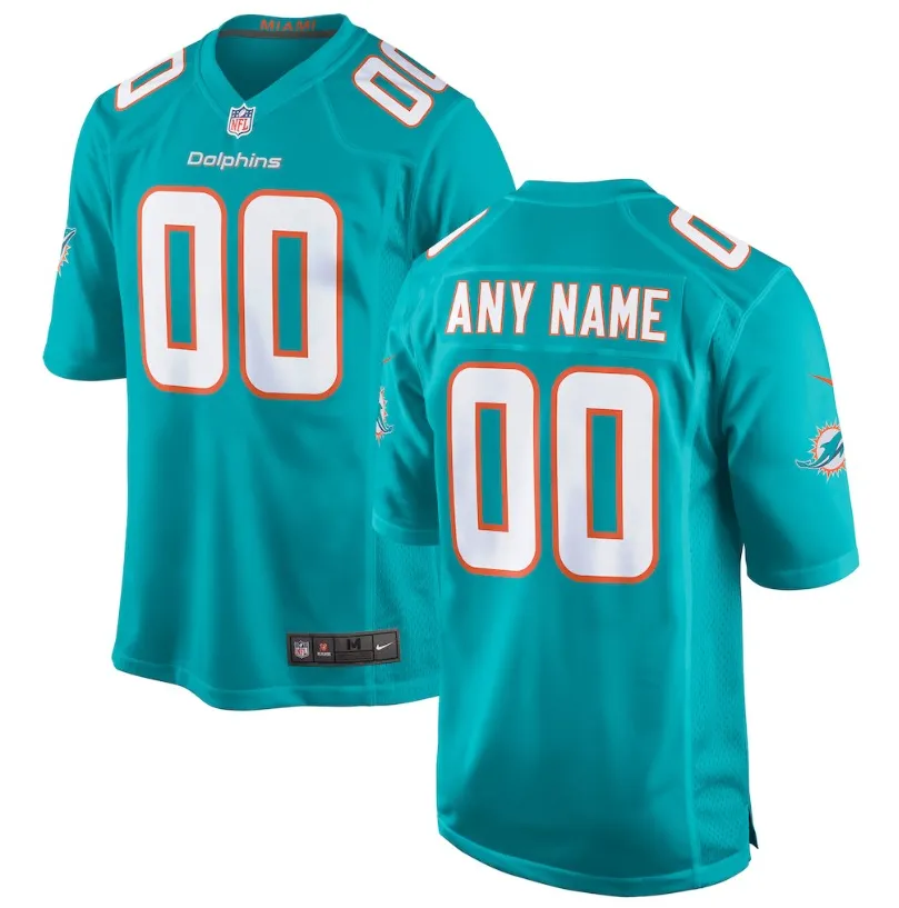 Custom Miami Dolphins - Aqua