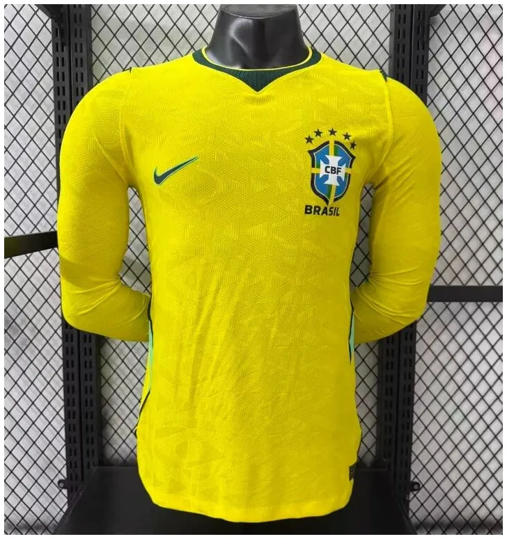 Maillot Brésil Domicile 2026 Ml - Authentic
