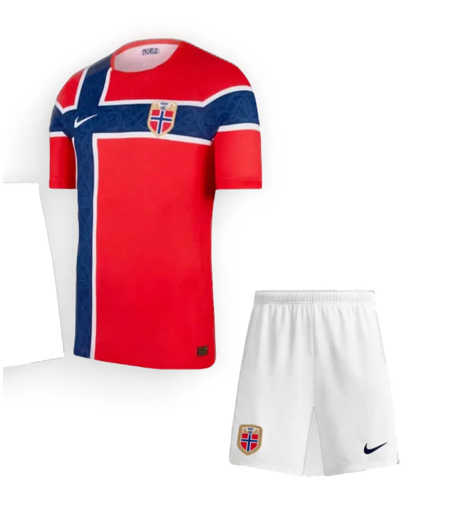 Maillot Norvège Domicile 2026 Junior Kit