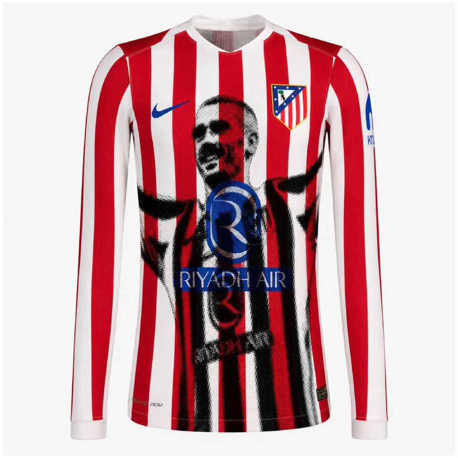 Maillot Atletico Madrid Domicile 2025/26 Ml - Griezmann