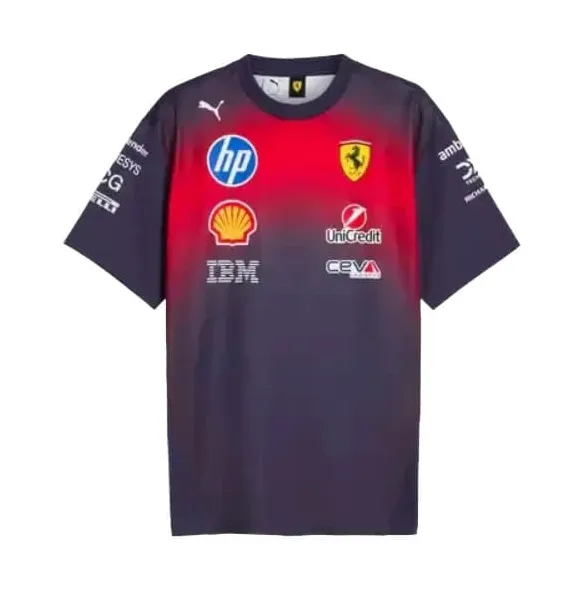 T-shirt Équipe Scuderia Ferrari 2026 Édition Spéciale Gp De Chine