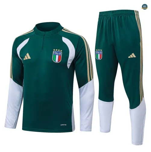 Survetement Enfant foot Italie 2026/27 vert noirâtre