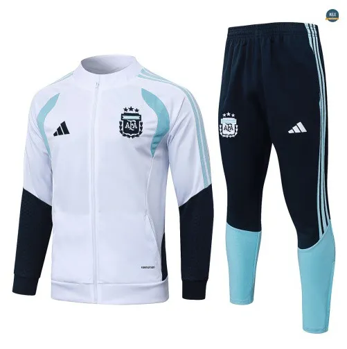 Veste Survetement Enfant foot Argentine 2026/27 Blanc