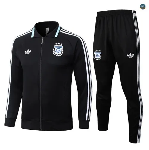 Veste Survetement Enfant foot Argentine 2026/27 Noir