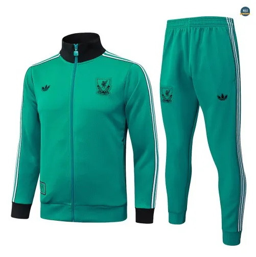 Veste Survetement Enfant foot Liverpool 2026/27 Vert