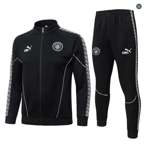 Veste Survetement Enfant foot Manchester City 2026/27 Noir