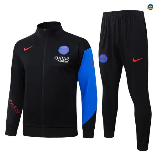 Veste Survetement Enfant foot PSG 2026/27 Noir/Bleu