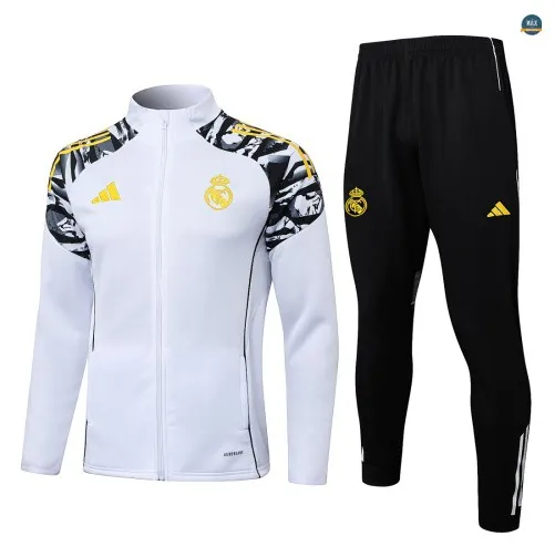 Veste Survetement Enfant foot Real Madrid 2026/27 Blanc