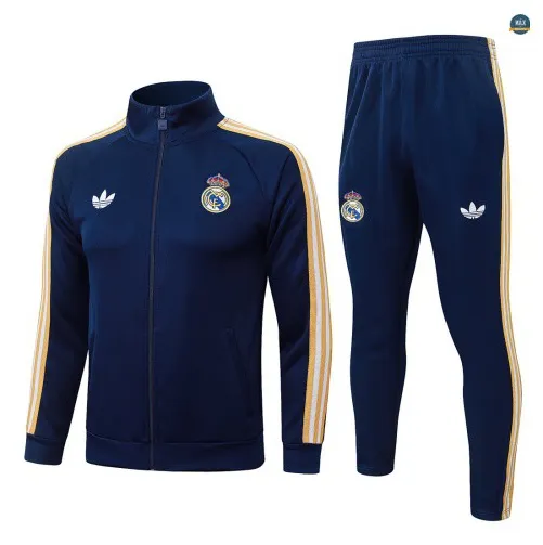 Veste Survetement Enfant foot Real Madrid 2026/27 Bleu Marine