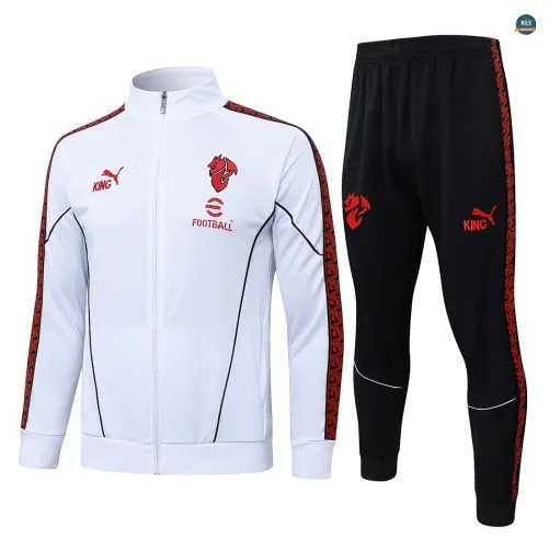 Veste Survetement foot AC Milan 2026/27 Blanc
