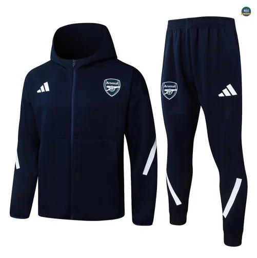 Veste Survetement foot à capuche Arsenal 2026/27 Bleu Marine