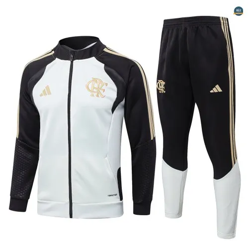 Veste Survetement foot Flamengo 2026/27 blanc cassé