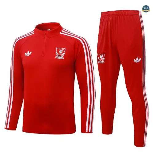 Achetez Survetement Enfant Foot Liverpool 2026/27 Rouge