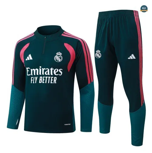 Achetez Survetement Foot Real Madrid 2026/27 vert noirâtre