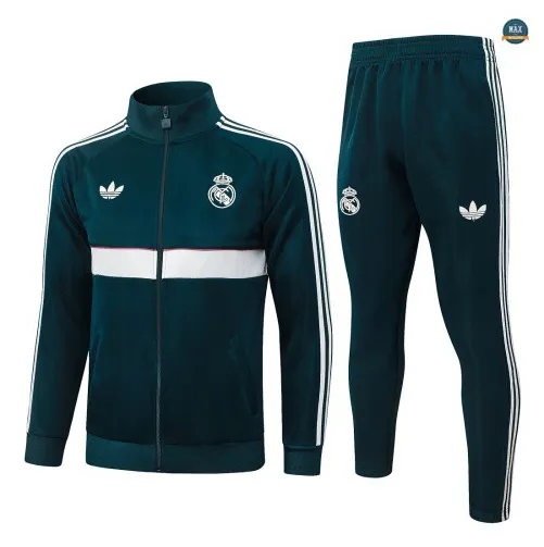 Marque Veste Survetement Enfant Foot Real Madrid 2026/27 vert no