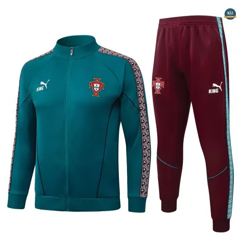 Soldes Veste Survetement Foot Portugal 2026/27 Vert