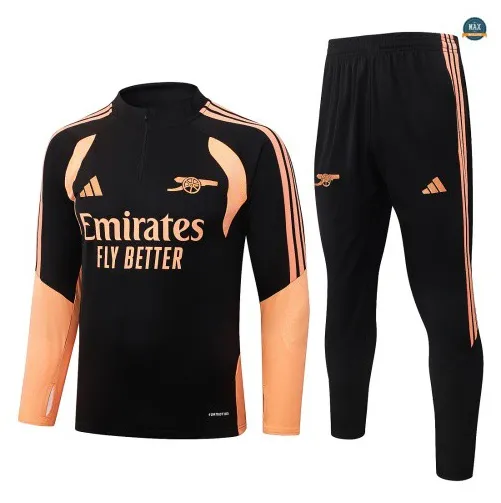 Survetement Enfant Foot Arsenal 2026/27 Noir/Orange