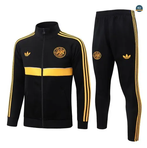 Veste Survetement Enfant Foot Ajax 2026/27 Noir