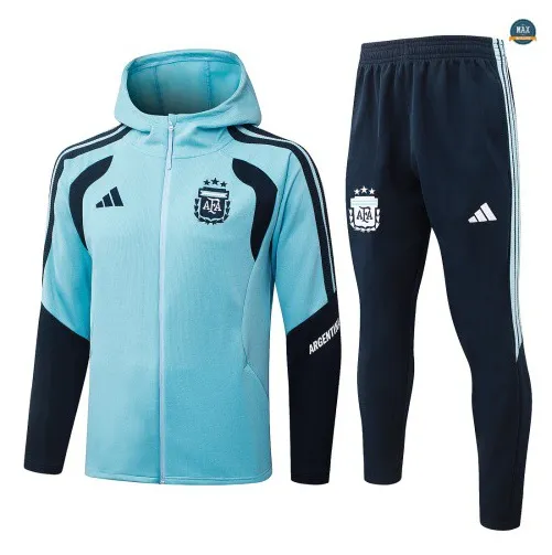 Veste Survetement Enfant Foot Argentine à capuche 2026/2