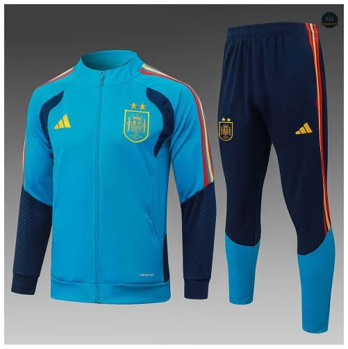 Veste Survetement Enfant Foot Espagne 2026/27 Bleu 2 é