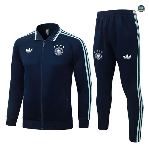 Veste Survetement Foot Allemagne 2026/27 Bleu Marine