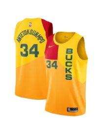 Giannis Antetokounmpo Milwaukee Bucks 2018/19 - City Edition
