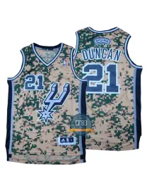 Tim Duncan San Antonio Spurs - Camo