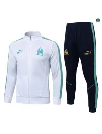 Veste Survetement Enfant foot Marseille 2026/27 Blanc