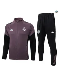 Veste Survetement Enfant foot Real Madrid 2026/27 Gris/Violet
