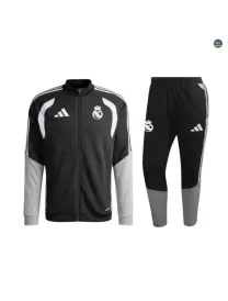 Veste Survetement Enfant foot Real Madrid 2026/27 Noir