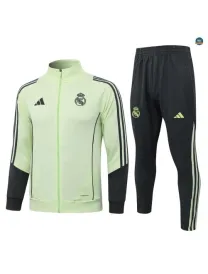 Veste Survetement Enfant foot Real Madrid 2026/27 Vert/Gris/Vert