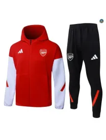Veste Survetement foot à capuche Arsenal 2026/27 Rouge