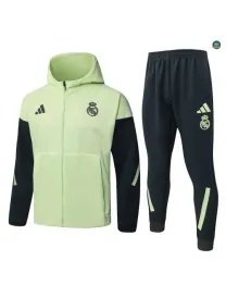 Veste Survetement foot à capuche Real Madrid 2026/27 Vert