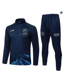 Veste Survetement foot Naples 2026/27 Bleu Marine