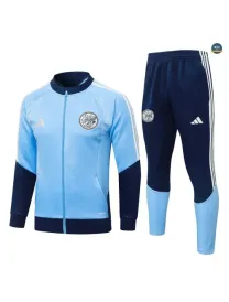 Achetez Veste Survetement Enfant Foot Ajax 2026/27 Bleu Clair