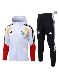 Veste Survetement Foot Allemagne à capuche 2026/27 Blan