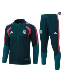 Veste Survetement Foot Real Madrid 2026/27 vert noirâtr