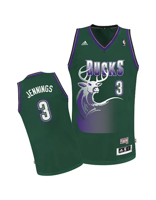 Brandon Jennings Milwaukee Bucks [retro]